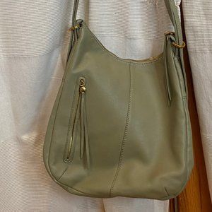 HOBO Merrin Convertible Backpack in Cactus (light/sage green)